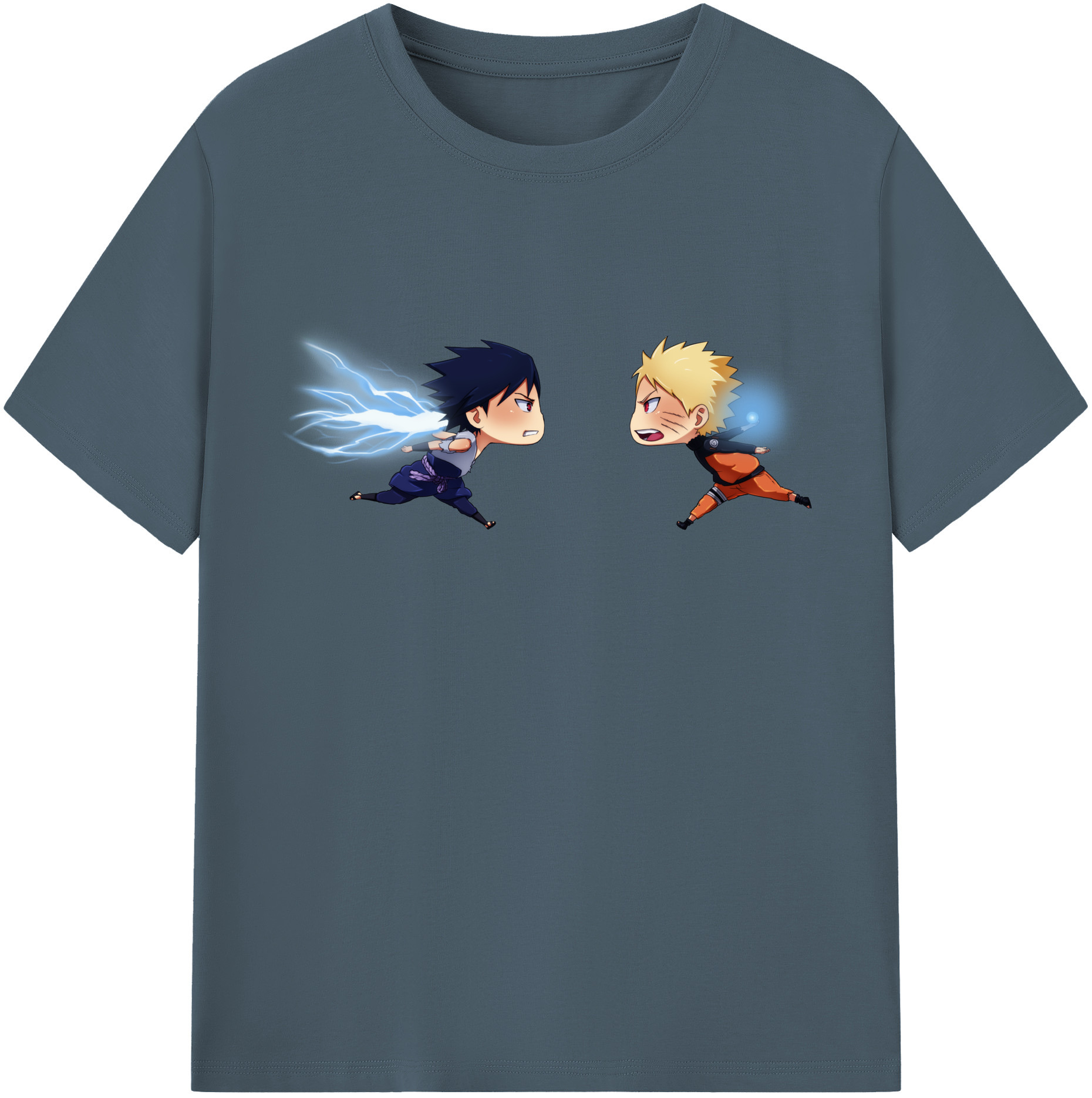 （画像用） NARUTO -ナルト- うずまき ナルト Uzumaki Naruto 綿100％半袖Tシャツ（フロントプリント）